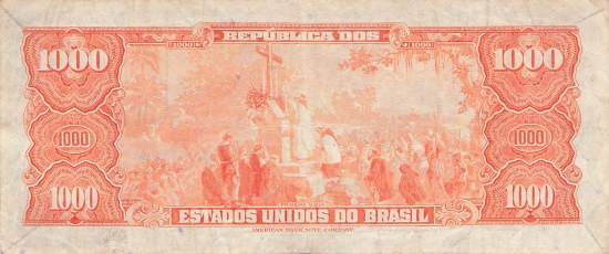 1000 Cruzeiros p.173c vf